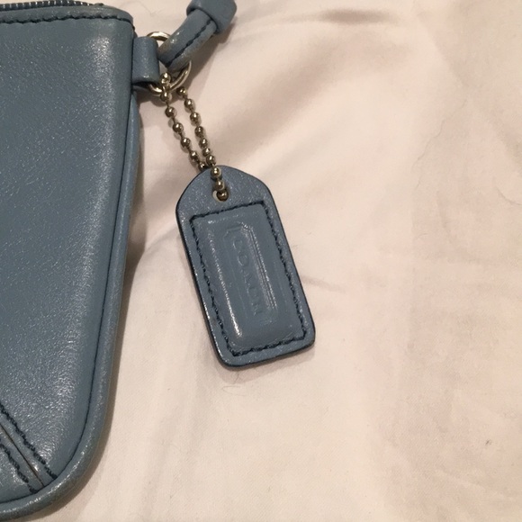 Coach leather mini clutch coin wristlet purse - Picture 4 of 5